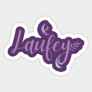 Laufey Night Purple Sticker